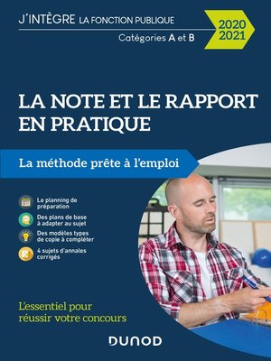 cover image of La note et le rapport en pratique--2020-2021